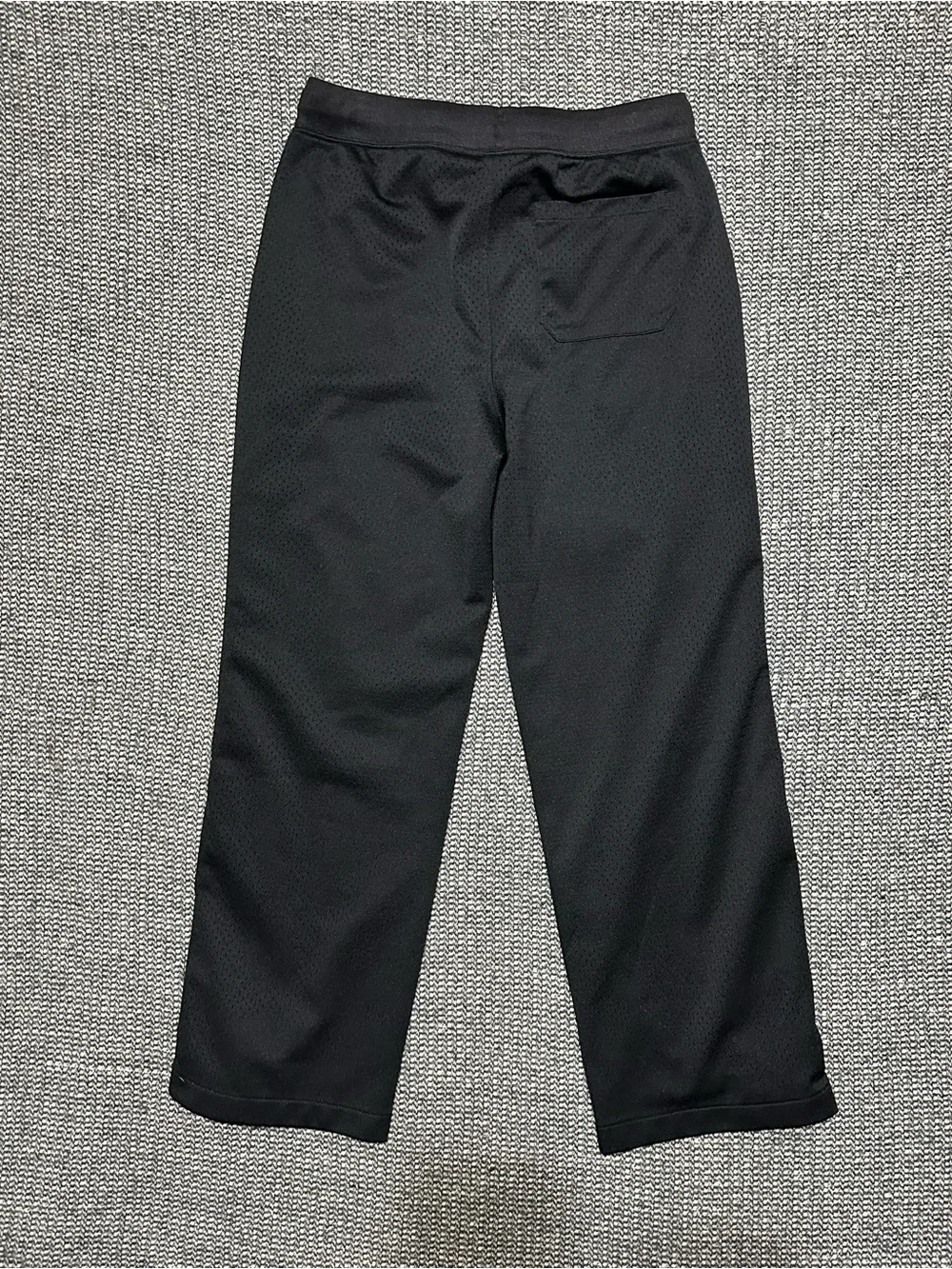 GAP Kids Black Track Pants with Blue & White Side Stripes